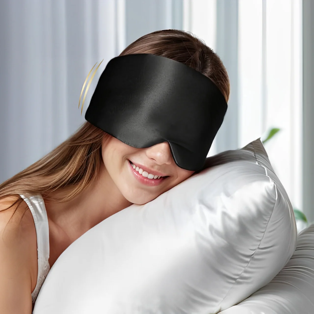 Masque soyeux pour un sommeil profond