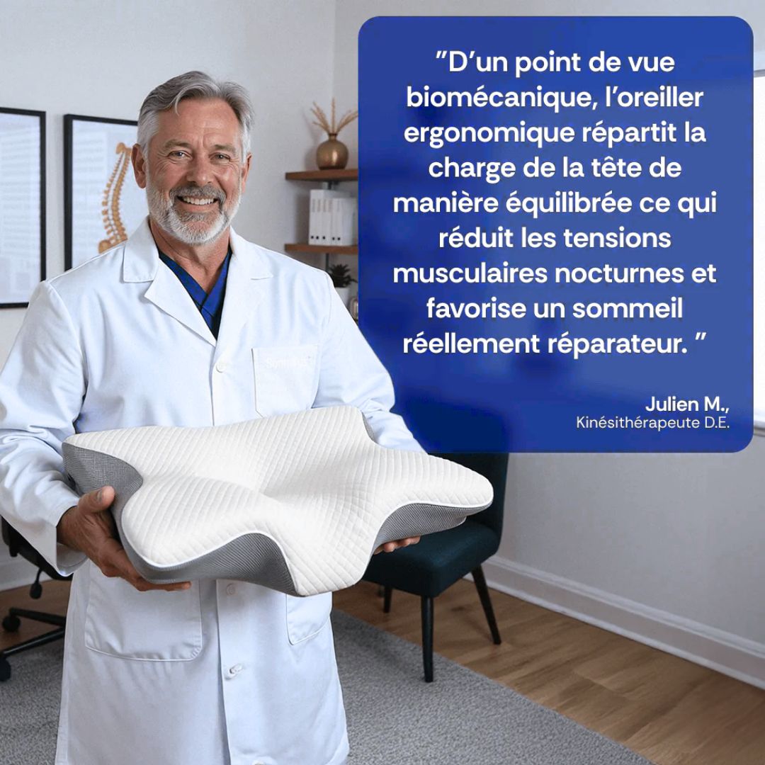L'oreiller ergonomique cervical Beduva™