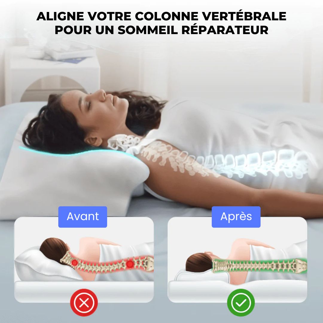 L'oreiller ergonomique cervical Beduva™